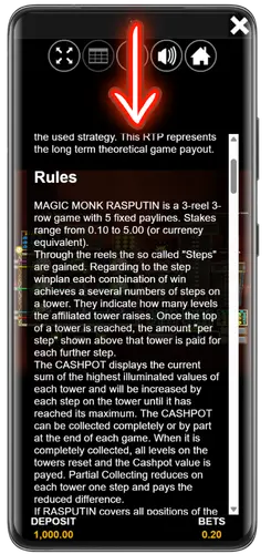 Magic Monk Rasputin Spielregeln und Volatilität kennenlernen